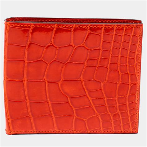 hermes aligator wallet|hermes alligator bi fold wallet.